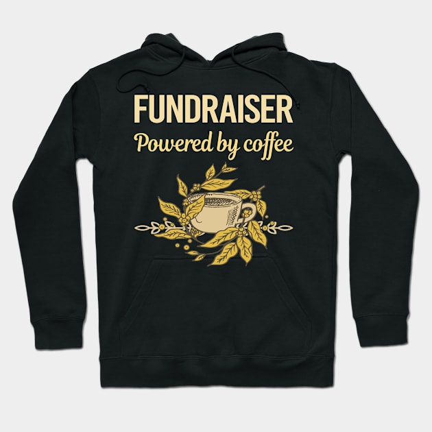 Powered By Coffee Fundraiser Hoodie by Hanh Tay